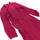 Branded Long Sleeve Maxi Dress Women's Bright Pink Viscose Rayon UK14