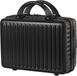 Stylish Black Make Up Case Travel Storage Bag 30cm x 32cm Cosmetic Carry