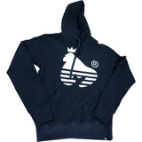 MONEY® Hoodie Size S Men's Navy Blue Cotton Long Sleeve Casual Sweatshirt