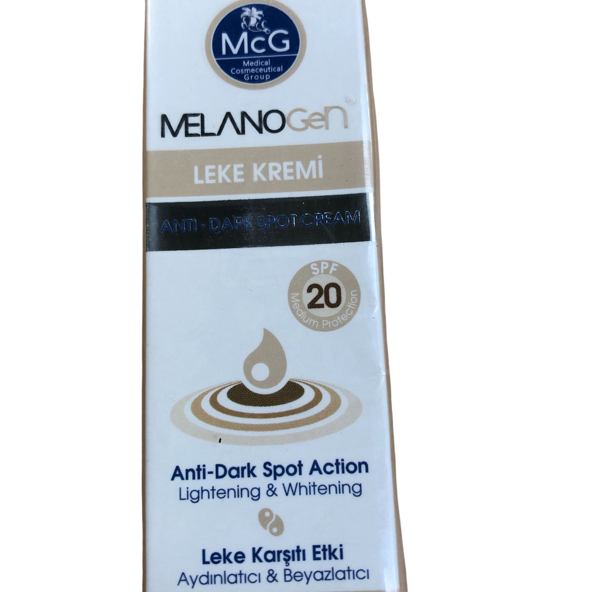 MCG Melanogen Anti-Dark Spot Cream SPF20 30ml