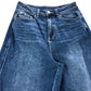 Jeans Size 8R Women's Dark Blue Barrel Leg
