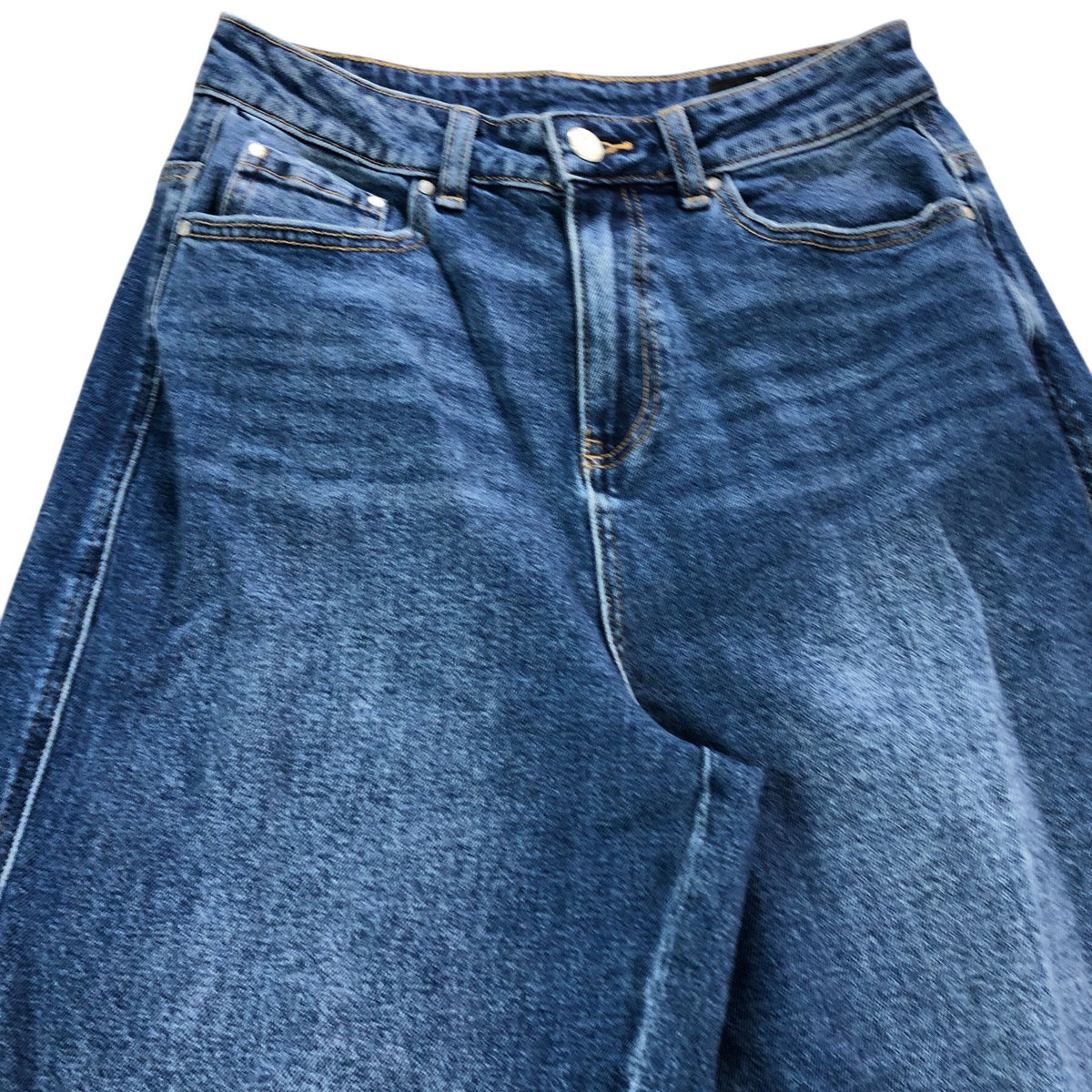 Jeans Size 8R Women's Dark Blue Barrel Leg