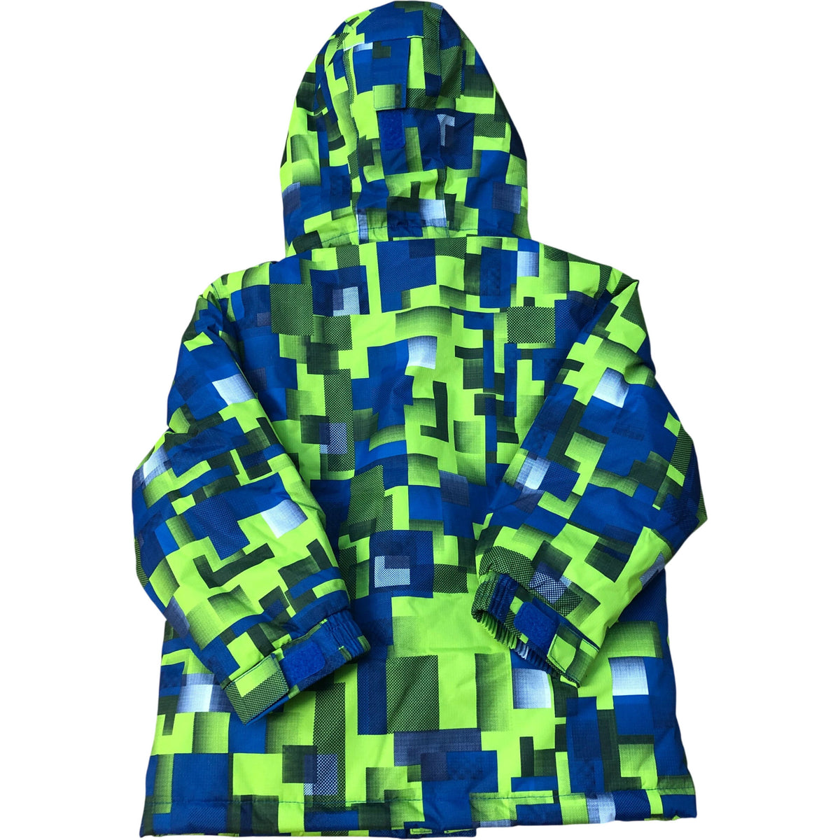 Mountain Warehouse Snow Puffer Kids Jacket Bright Green Blue 3-4 Years