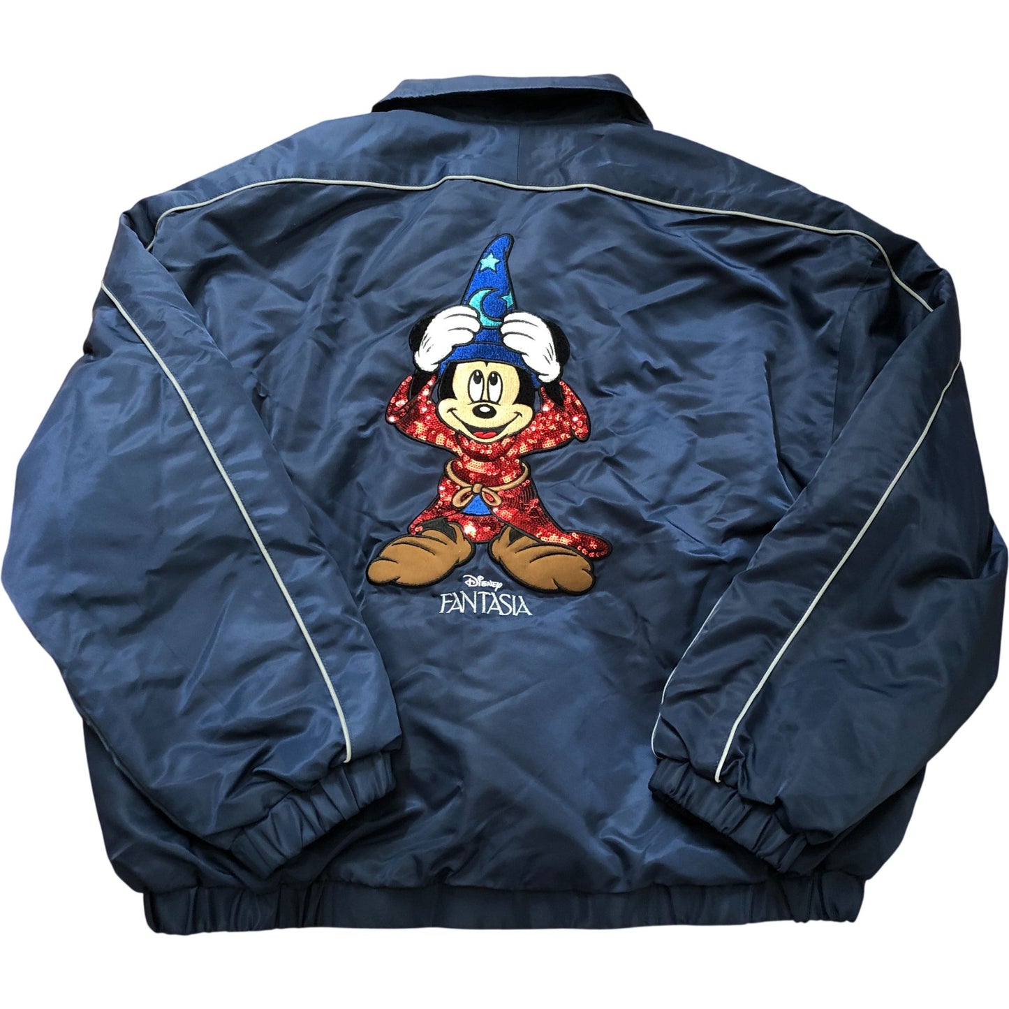 MUS Fantasia Mickey Mouse Bomber Jacket One Size Free Navy Blue