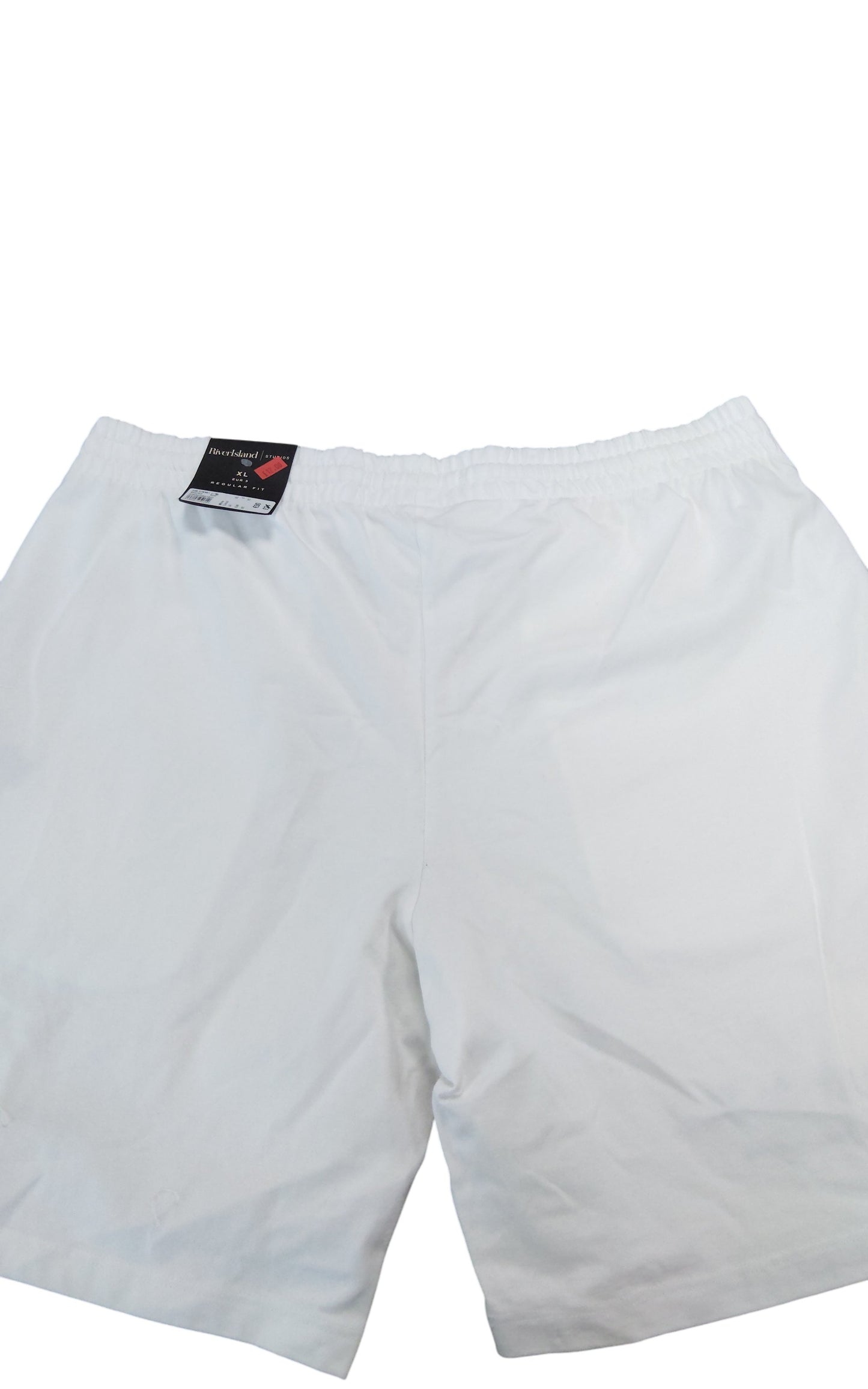 River Island Men's XL Regular Fit White Shorts Japanese Design Casual Wear