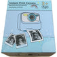 Instant Print Camera Kids Fun Record Photos 16X Zoom Features White