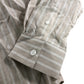 River Island Men's M Shirt Beige Striped Button Up Casual Cotton