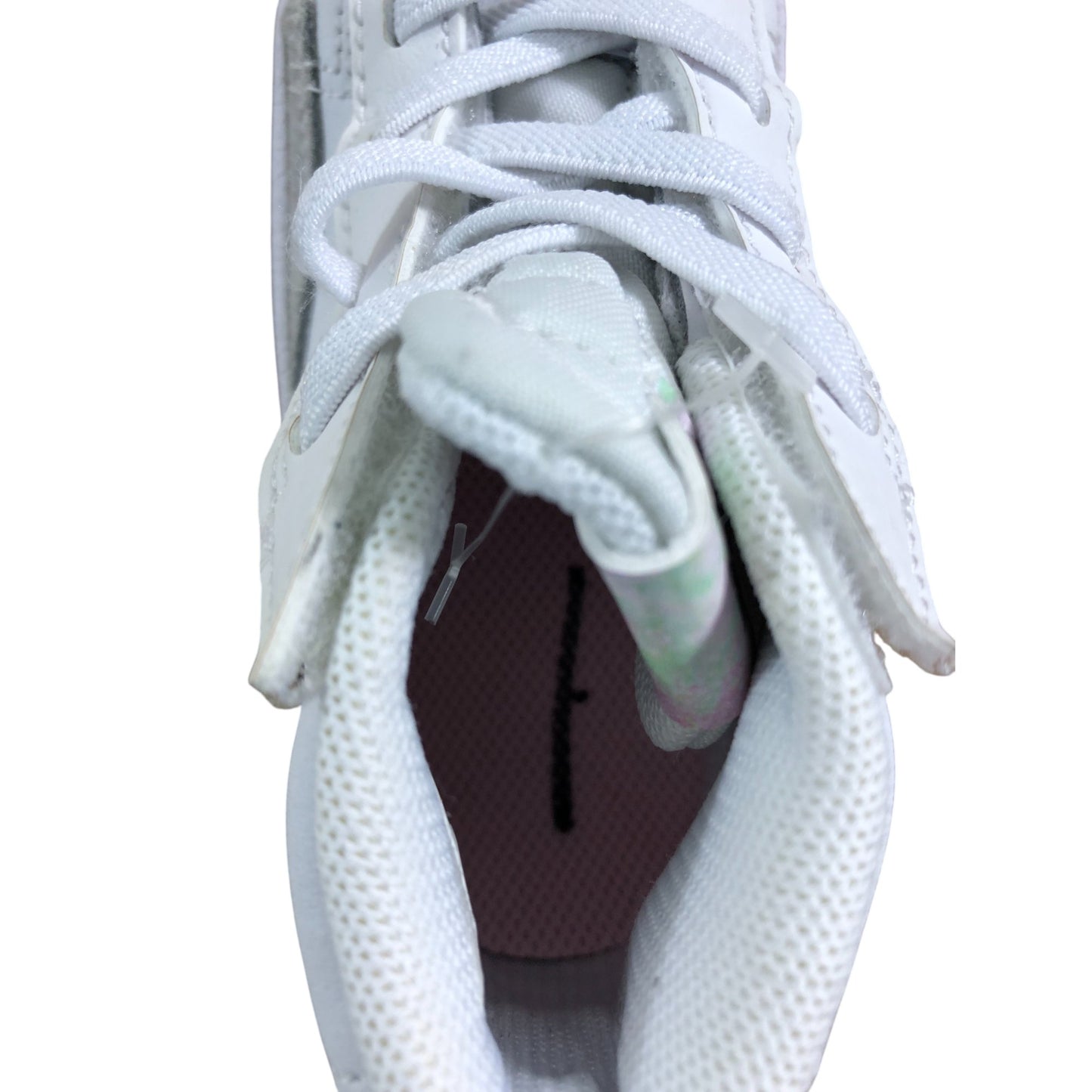 Nike DD1849 101 Blazer Mid 5.5C Kids White Pink Black High Top Trainers