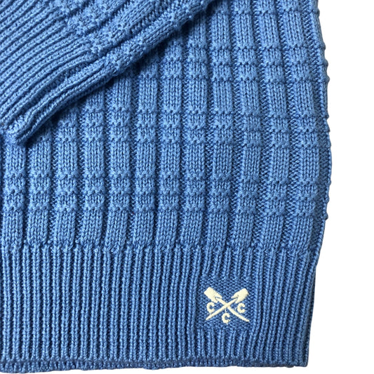 Crew Clothing Company Jumper Size 12 Women's Knitted Blue Sweater