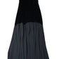 River Island Women's Elegant Black Velvet Maxi Dress Long Length Size 6