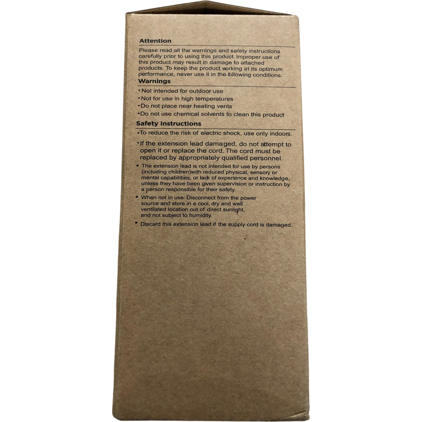 Addtam Power Strip UKW23CBL 3250W 4 USB Ports Surge Protector 13A