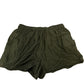 River Island Women's Olive Green Split Hem Shorts Lightweight Medium UK12-14