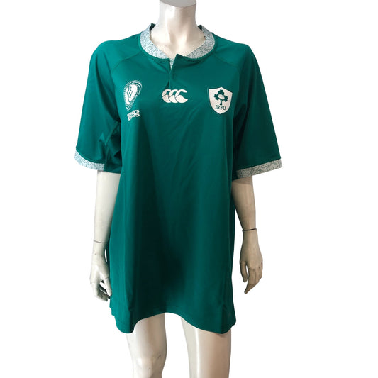 Canterbury Ireland Rugby Home Jersey 4XL Quick Dry Green RWC 2025