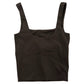 Weekday Soft Stretch Top XXS Women's Brown Activewear Tank Top