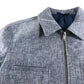 River Island Jacket Men's Casual Zip Fastening Lightweight Blue Small