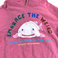 PINK Blobfish Hoodie Girls Graphic Print Long Sleeve KIDS