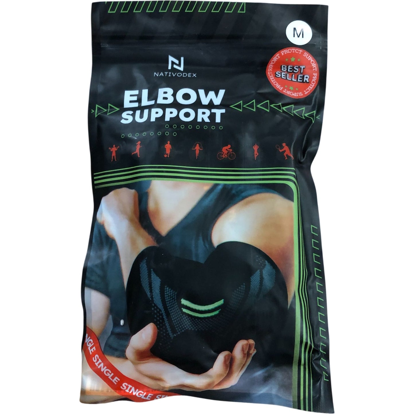 Nativodex Elbow Support Medium Compression Sleeve