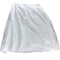 Branded White Drop Waist Midi Skirt - Size 18