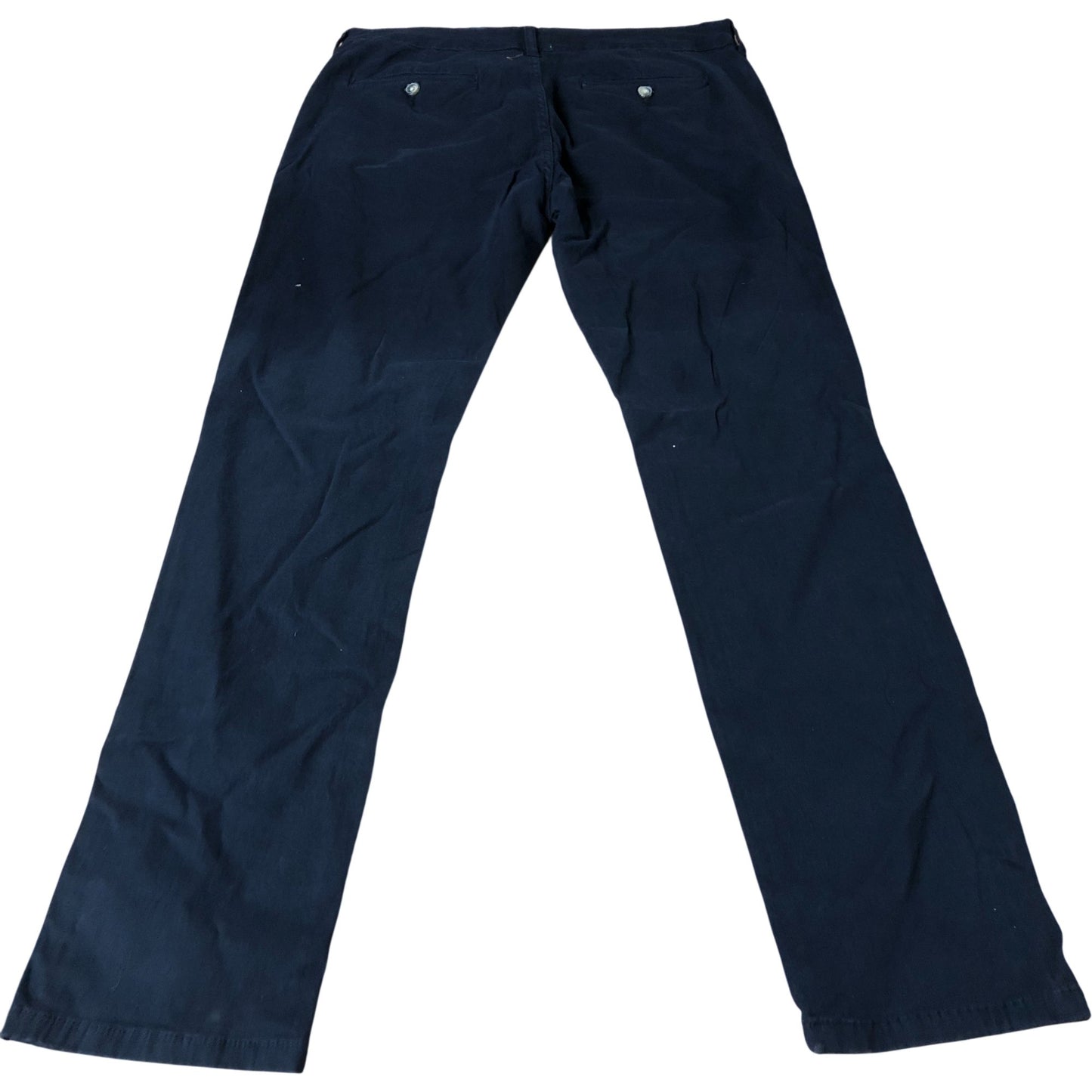 Onfire Navy Trousers W38 L30 Men's Stylish Casual Cotton Blend Elasticated Fit