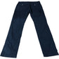 Onfire Navy Trousers W32 L32 Men's Stylish Casual Cotton Blend Elasticated Fit