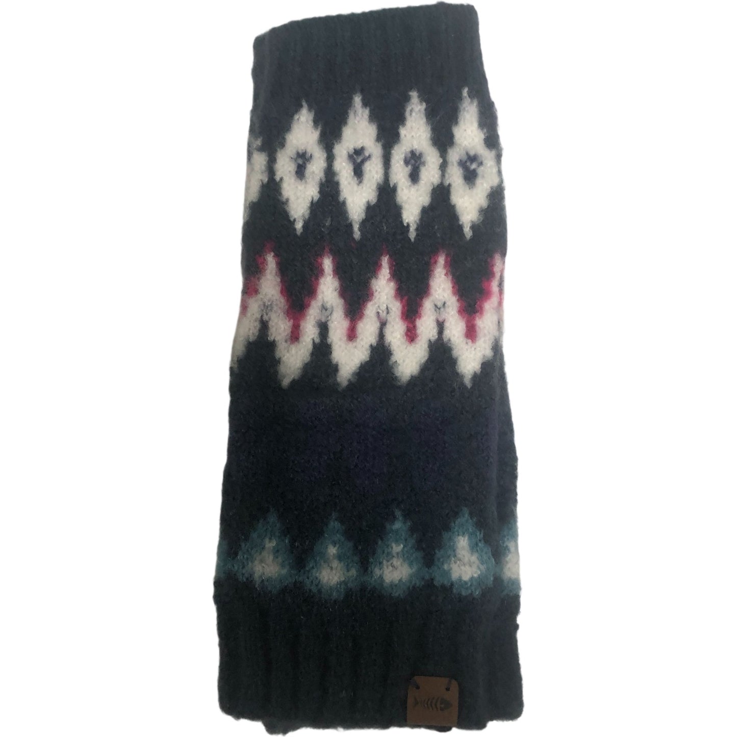 Weird Fish Shutt Fair Isle Wristwarmer Navy New One Size Warm Accessory
