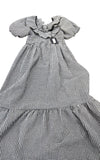 Gingham Dress With Ruffle Sleeves UK12 Women's Stylish Casual Summer Dress