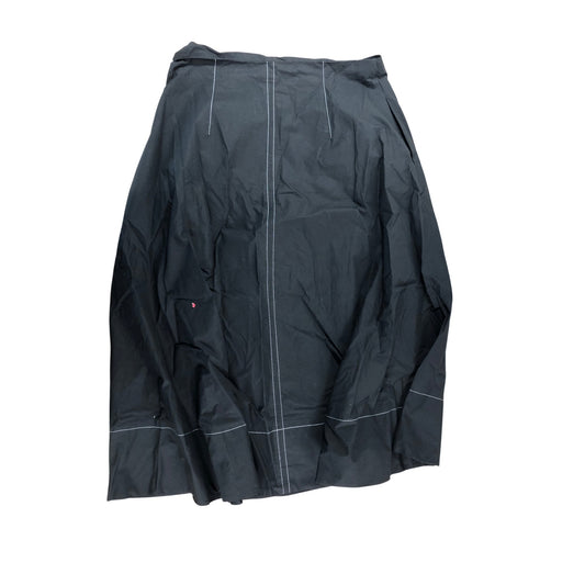 River Island Black City Fresh Skirt UK14 Women's Flared Zip Up Fashion