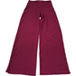 River Island High Waisted Casual Dark Red Trousers