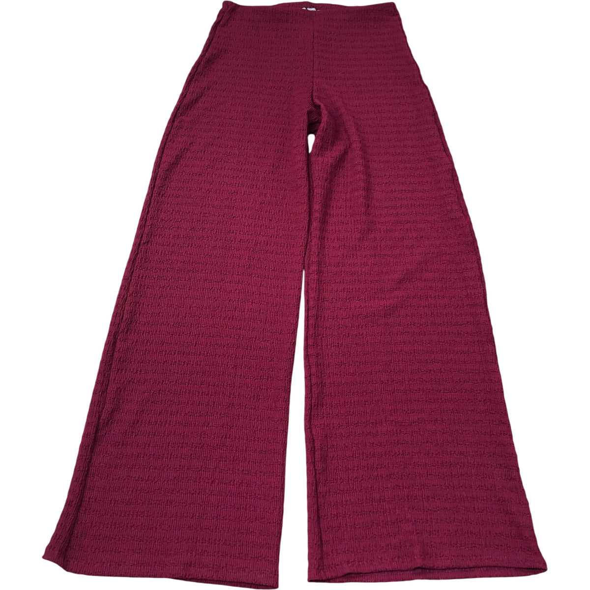 River Island High Waisted Casual Dark Red Trousers