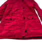 Brave Soul Parka Coat Women's Red Fur Hooded Winter Jacket UK16