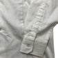 Marcell LS Shirt XS Men's Slim Fit White Cotton Textured Long Sleeves