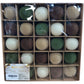 Sea Team 25-Pack Flocked Velvet Baubles 60mm Prairie Fall