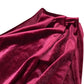 River Island Somewhere To Go Dress Women's Red Velvet Long Evening Gown Size 6