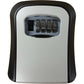 Mangguogo Wall Mounted Key Safe With Combination Lock Outdoor Security Grey