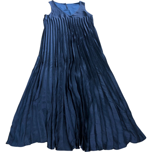 The White Company Pleated Maxi Dress Women's V Neck Long Size XS