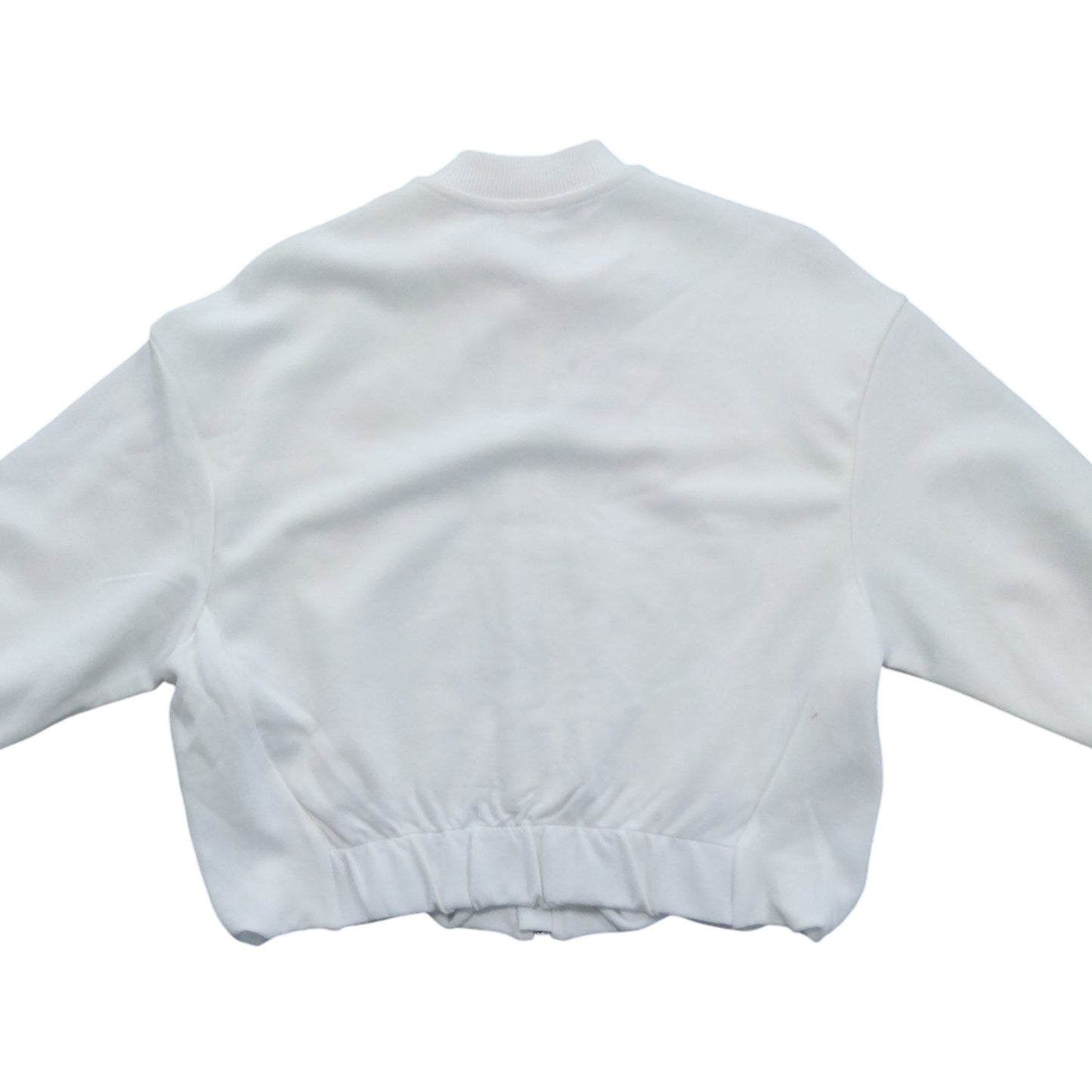 River Island Embroidered Lemon White Track Jacket Size 5-6 Years Kids