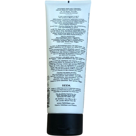 SEEN Deeper Conditioner Fragrance Free 8.5oz Dermatologist Developed