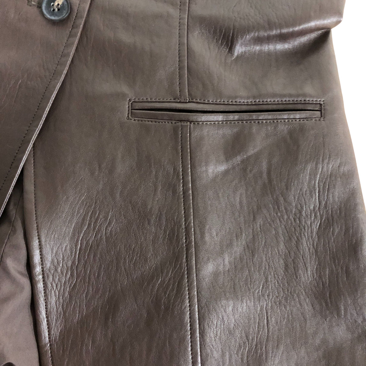 River Island Brown Sleeveless Vest Size 12 Women's Lightweight Button Up