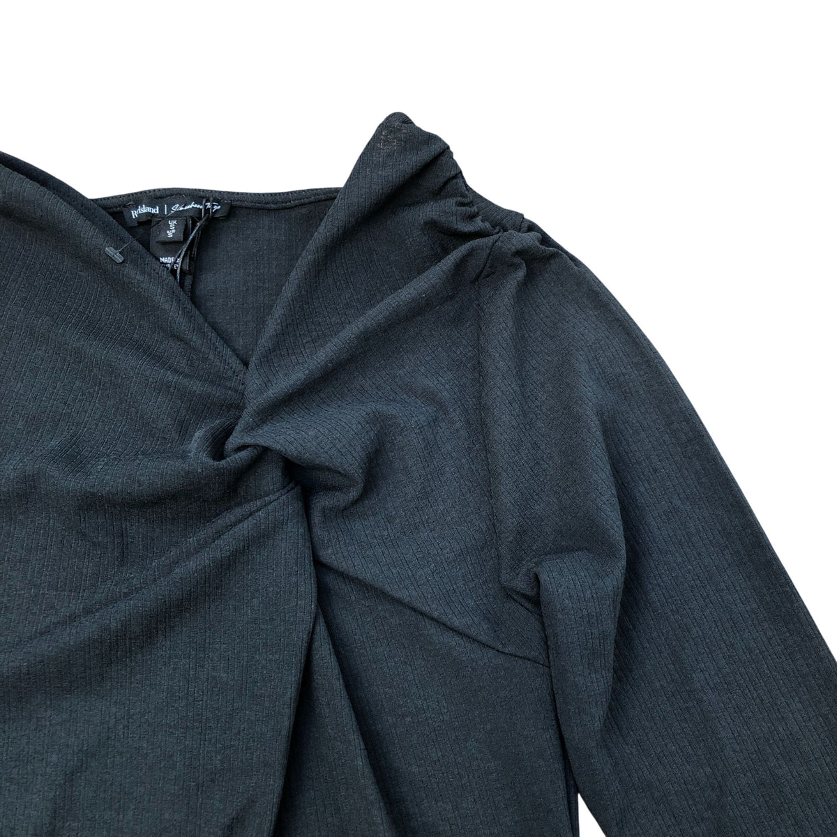 River Island Dark Grey Long Sleeve Bodycon Dress