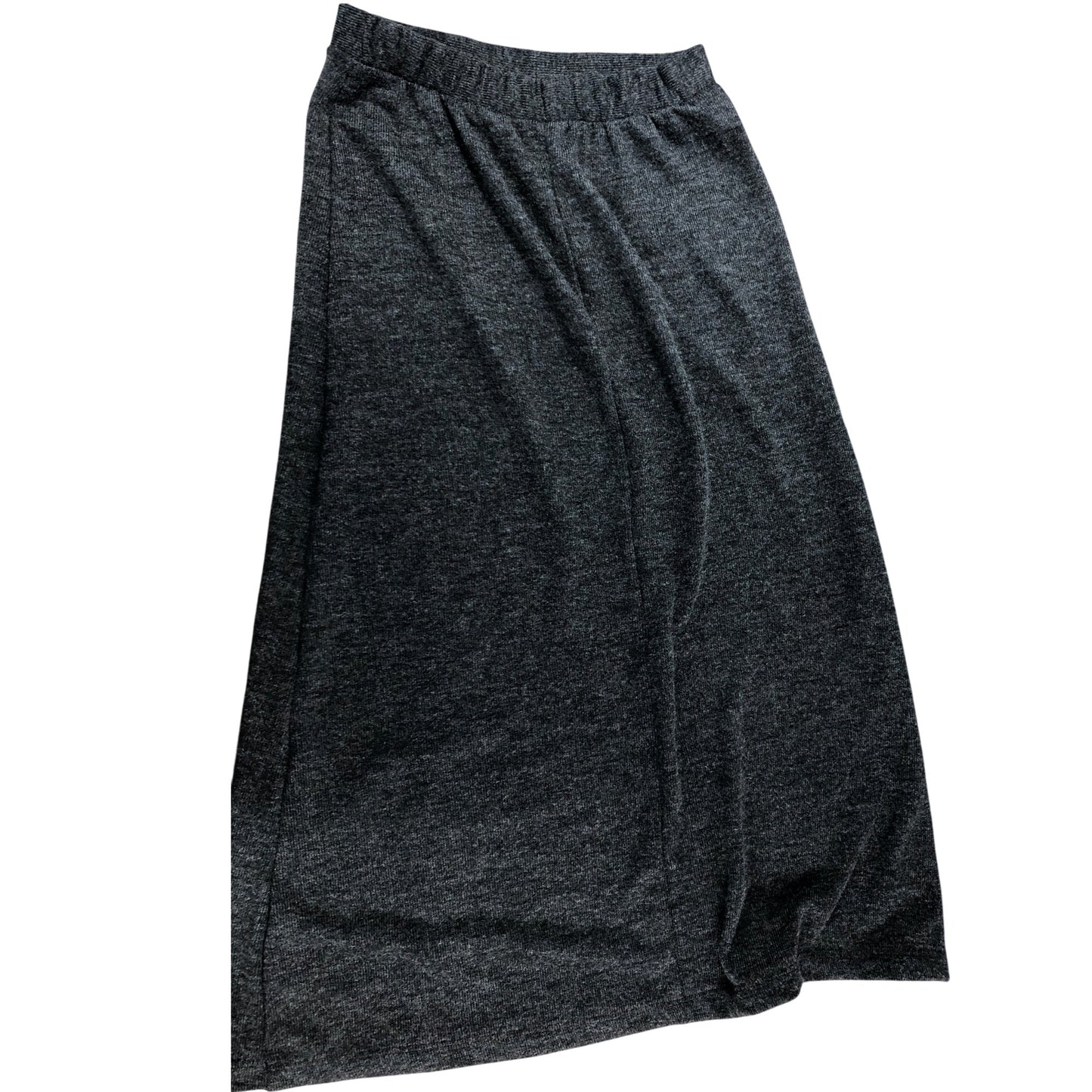 Rivers Island Grey Pencil Skirt UK 12 Women's Stretchy Jersey Elastic Waist