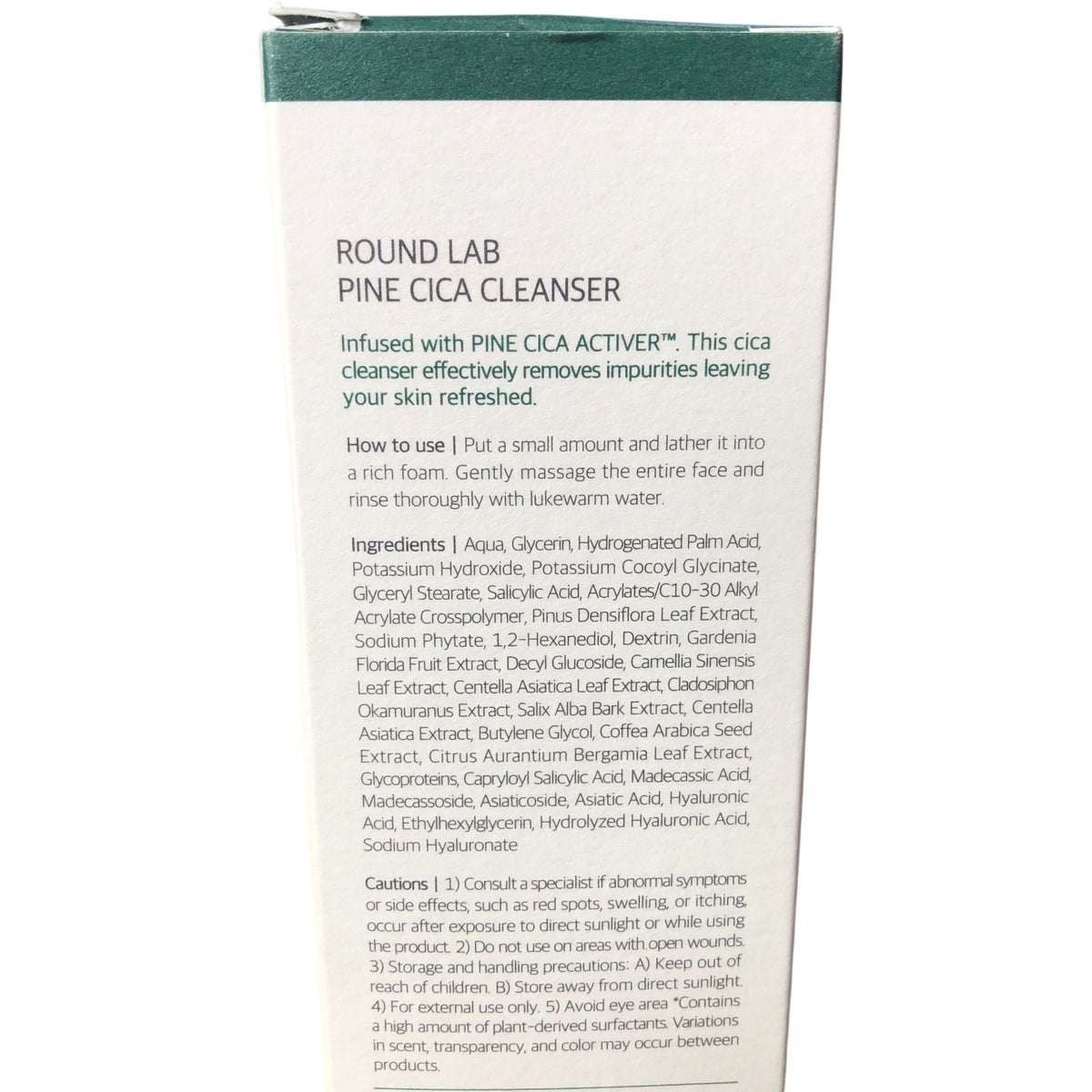 Round Lab Pine Cica Cleanser 150ml Gentle Foaming Facial Cleansing Gel