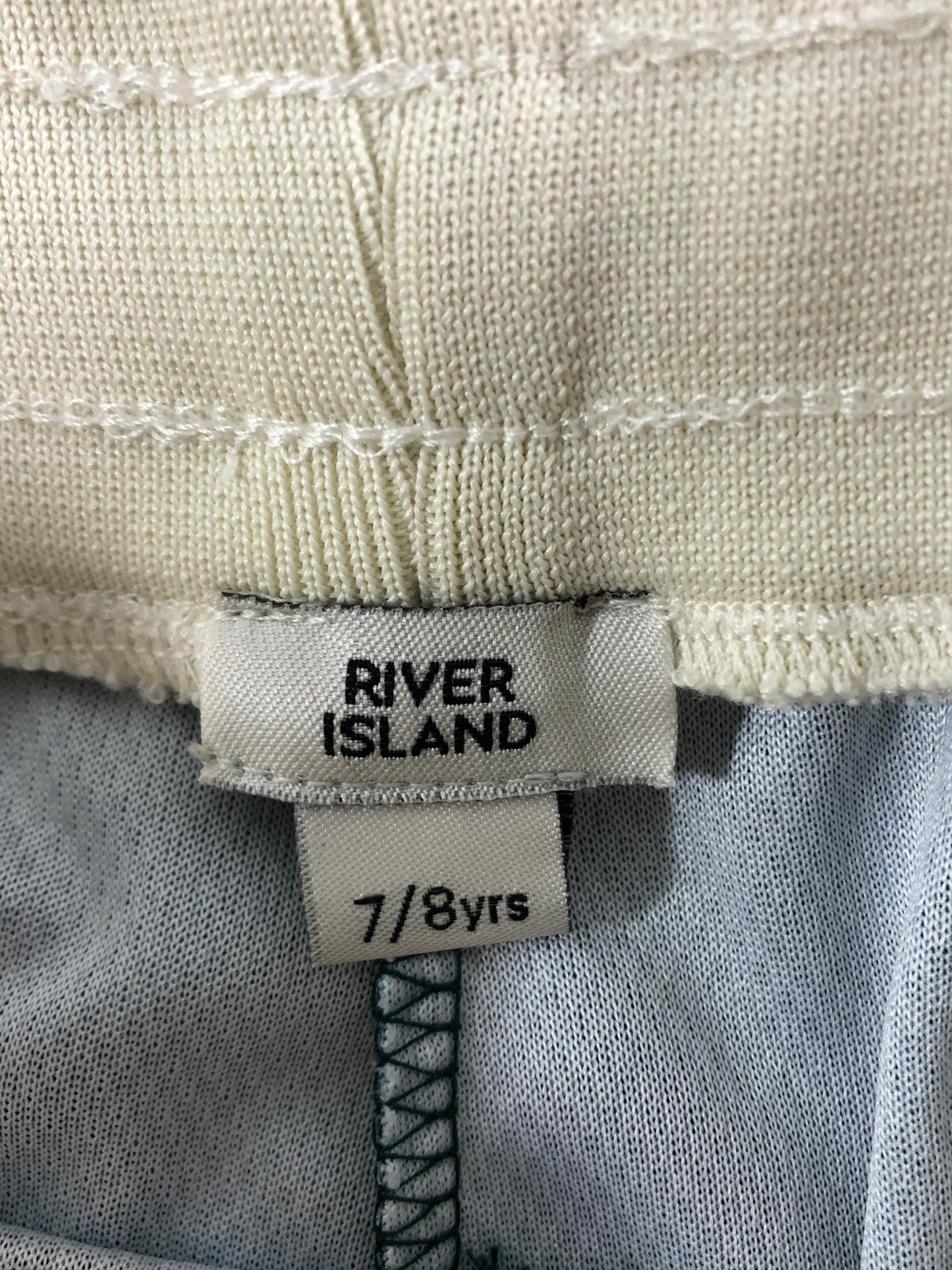 River Island Boys Activewear Shorts Size 7-8 Years Green Sports Floral Design