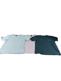 Ben Sherman T-Shirts 3 Pack L Men Skyway Teal Lilac Cotton Crew Neck