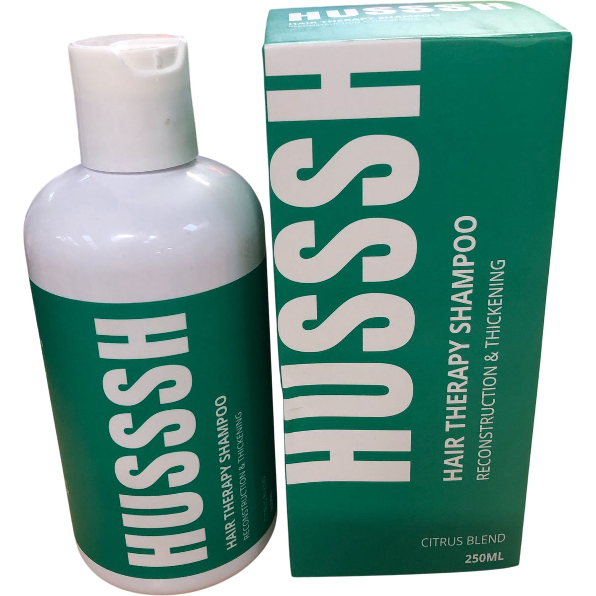 HUSSSSH Hair Therapy Shampoo 250ml Citrus Blend Reconstruction and Thickening