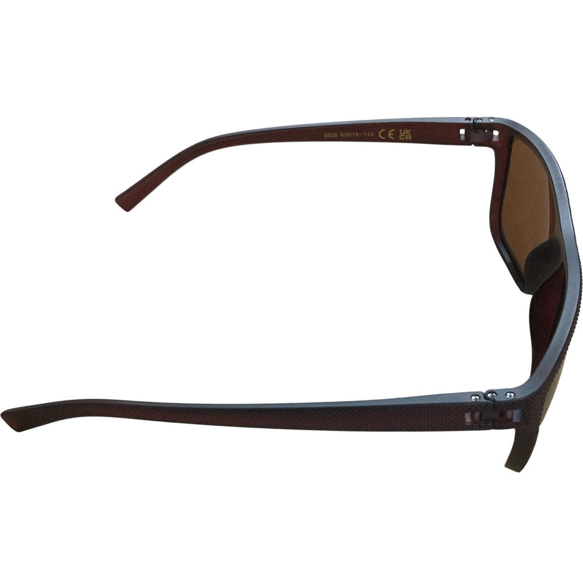 Tianyesy Sunglasses 3535 6281B 143 Unisex Brown Polarized UV Protection