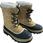 SOREL Caribou WP Women's Insulated Waterproof Boots Size UK6Tan Black