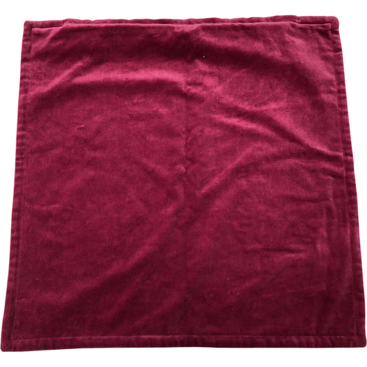 Luxury Burgundy Velvet Pillowcase Perfect For Home Décor Cushion Cover 52 x 52cm
