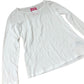 Women's Long Sleeve Top White Cotton Casual Wear Fashion UK12