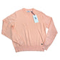 US Polo Assn Women's S Sweater 70 Cotton 30 Viscose Peach Long Sleeve Jumper