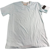 AVANT GARDE Paris AGM108 XXL Men's Casual T-Shirt Light Blue Cotton Short Sleeve